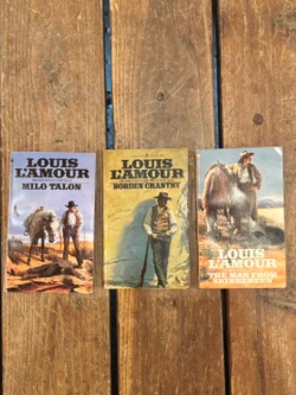 3 Louis L'Amour Paperbacks
